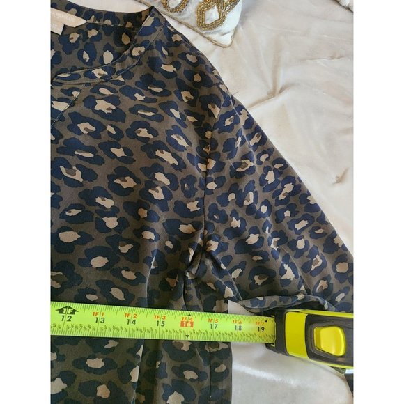 Banana Republic Animal Print Long Sleeve with Pockets Size 12 - Picture 8 of 10
